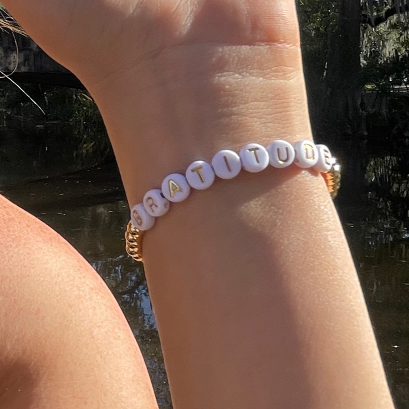 Gratitude Beaded Bracelet
