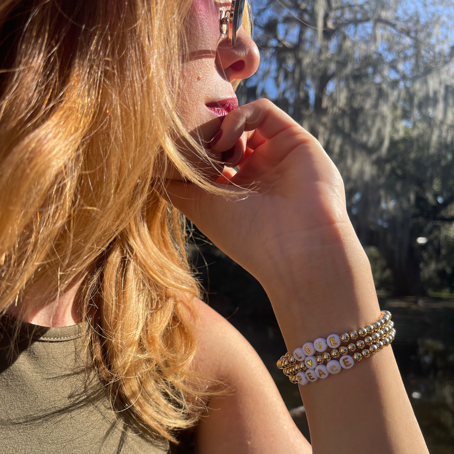 Heart Beaded Bracelet