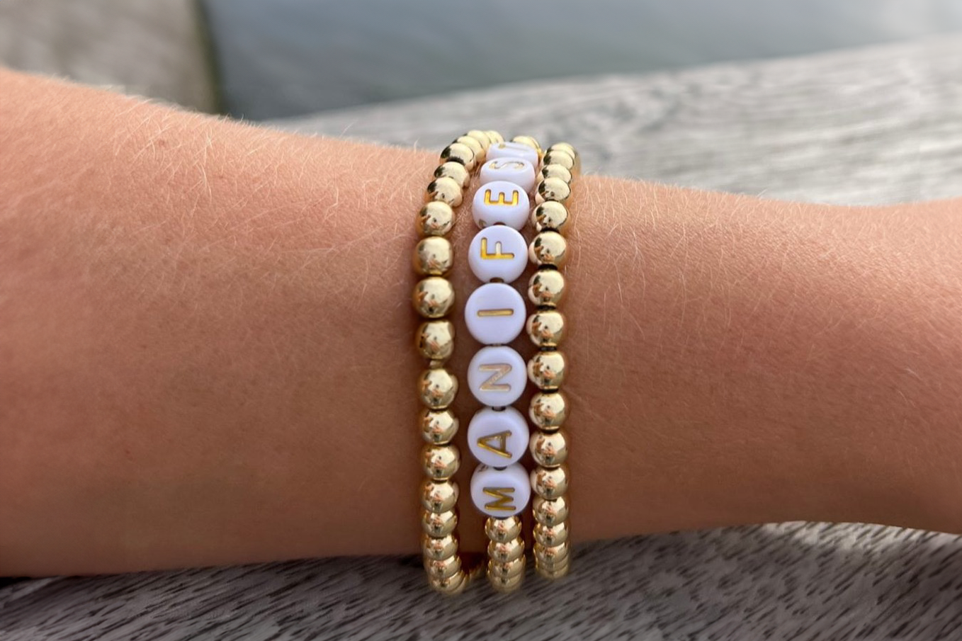 Manifest Beaded Bracelet