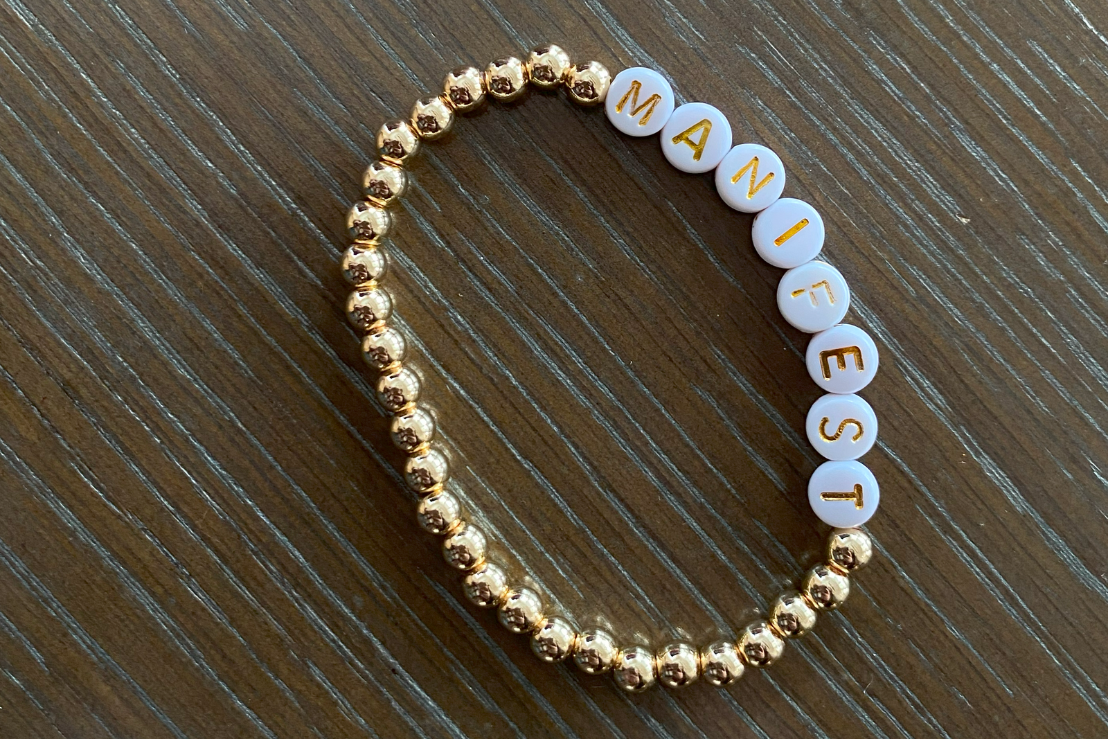 Manifest Beaded Bracelet