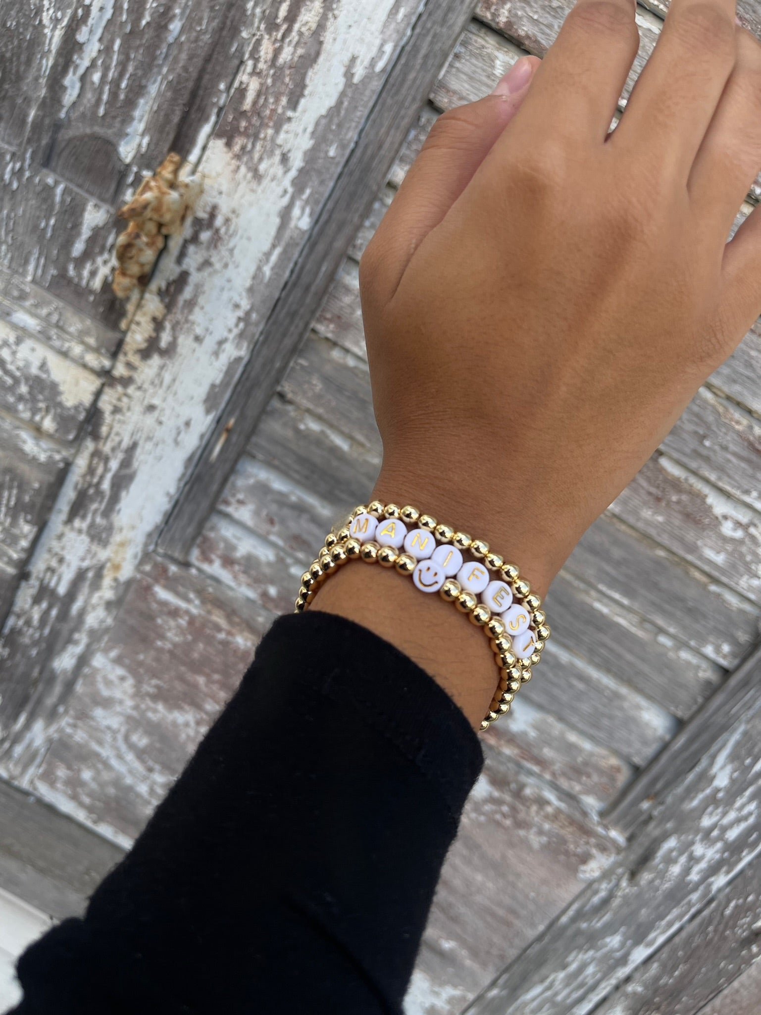 Manifest Beaded Bracelet