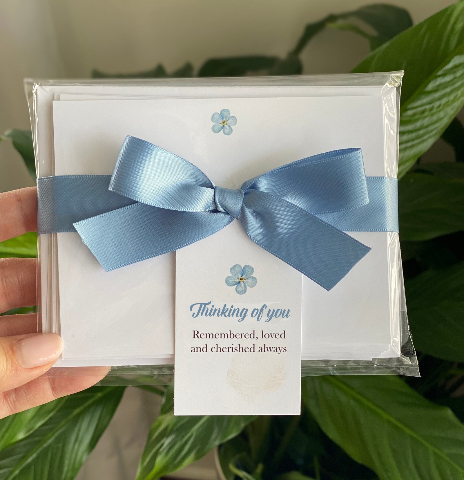 Thinking of You Notecards with Decorative Pen