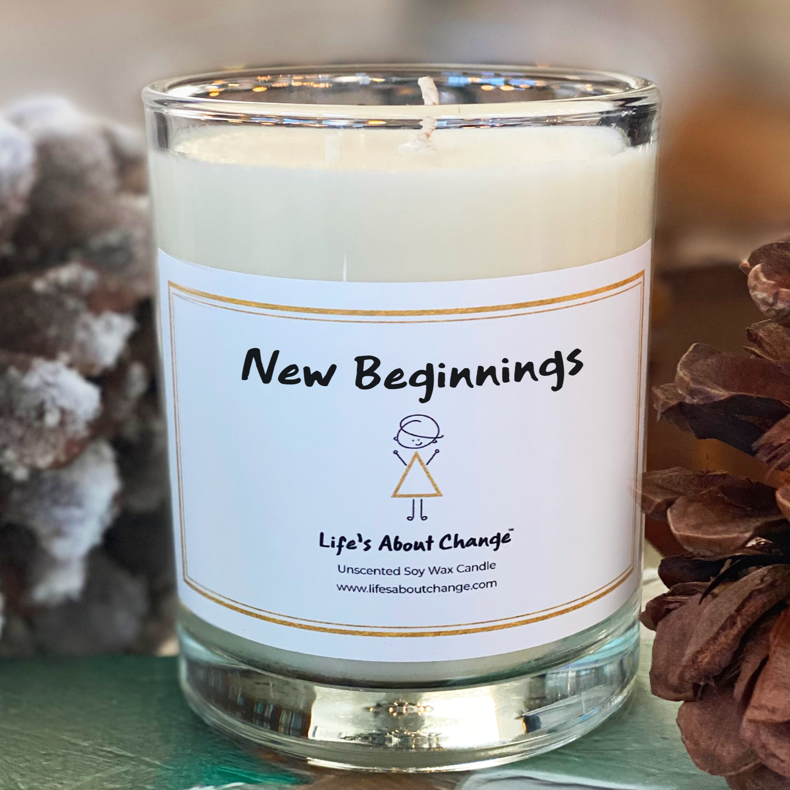New Beginnings  - Unscented Candle