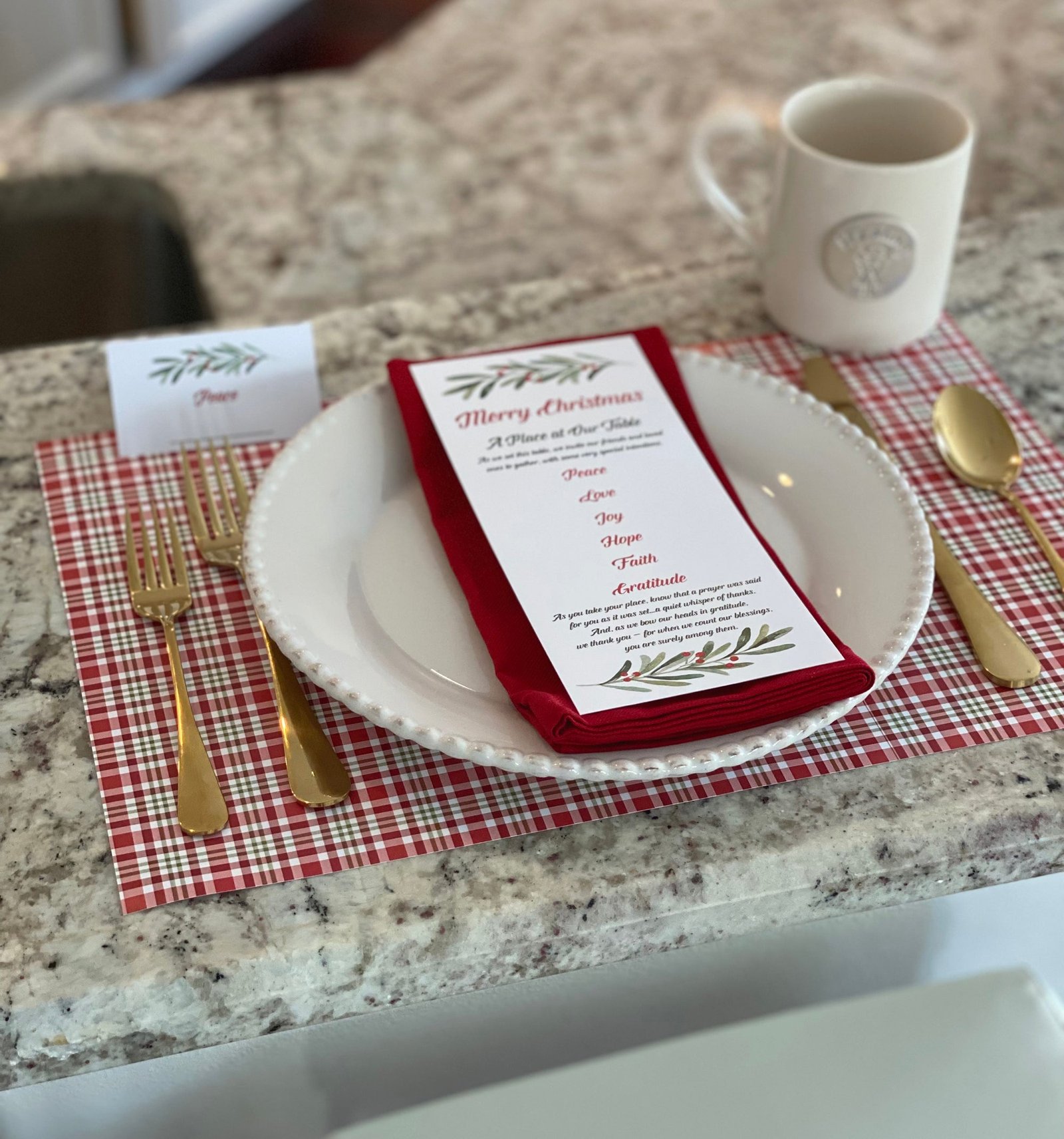 A Place At Our Table Cards - Christmas - Set of 12 Cards