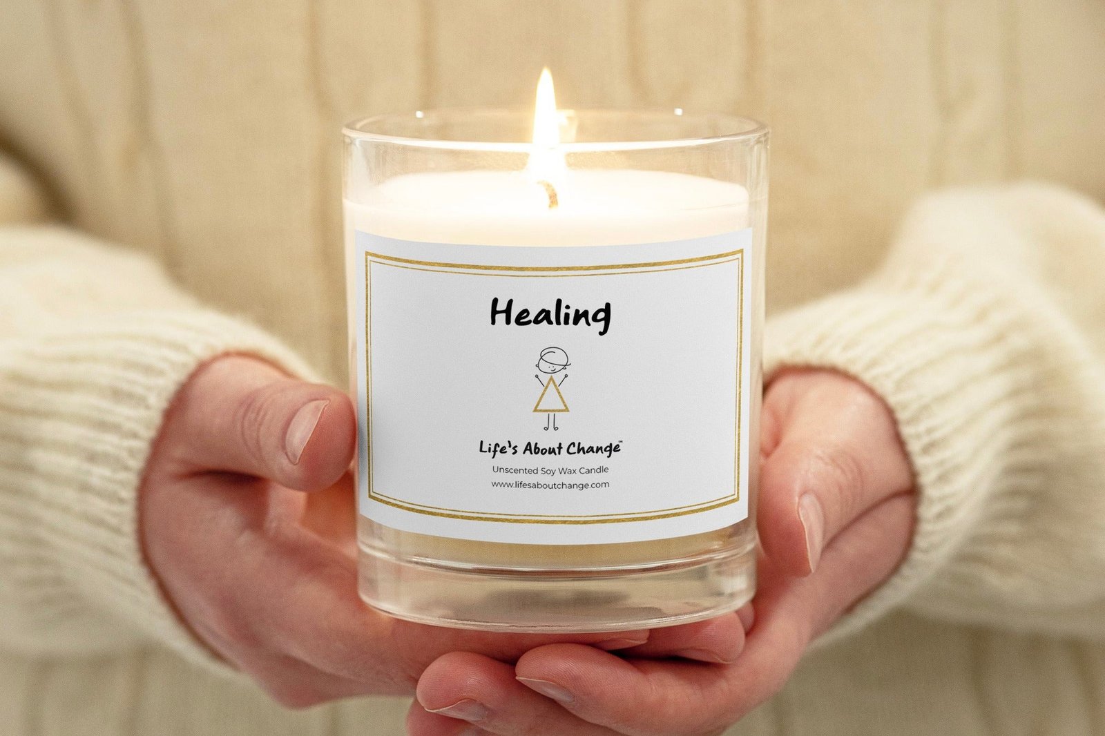 Healing - Unscented Candle