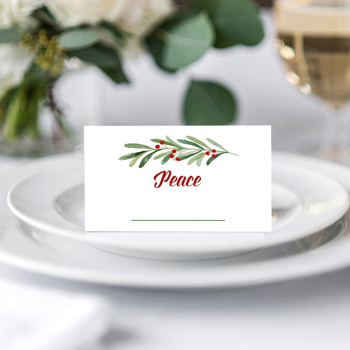 Holiday Intention Place Cards - Set of 12