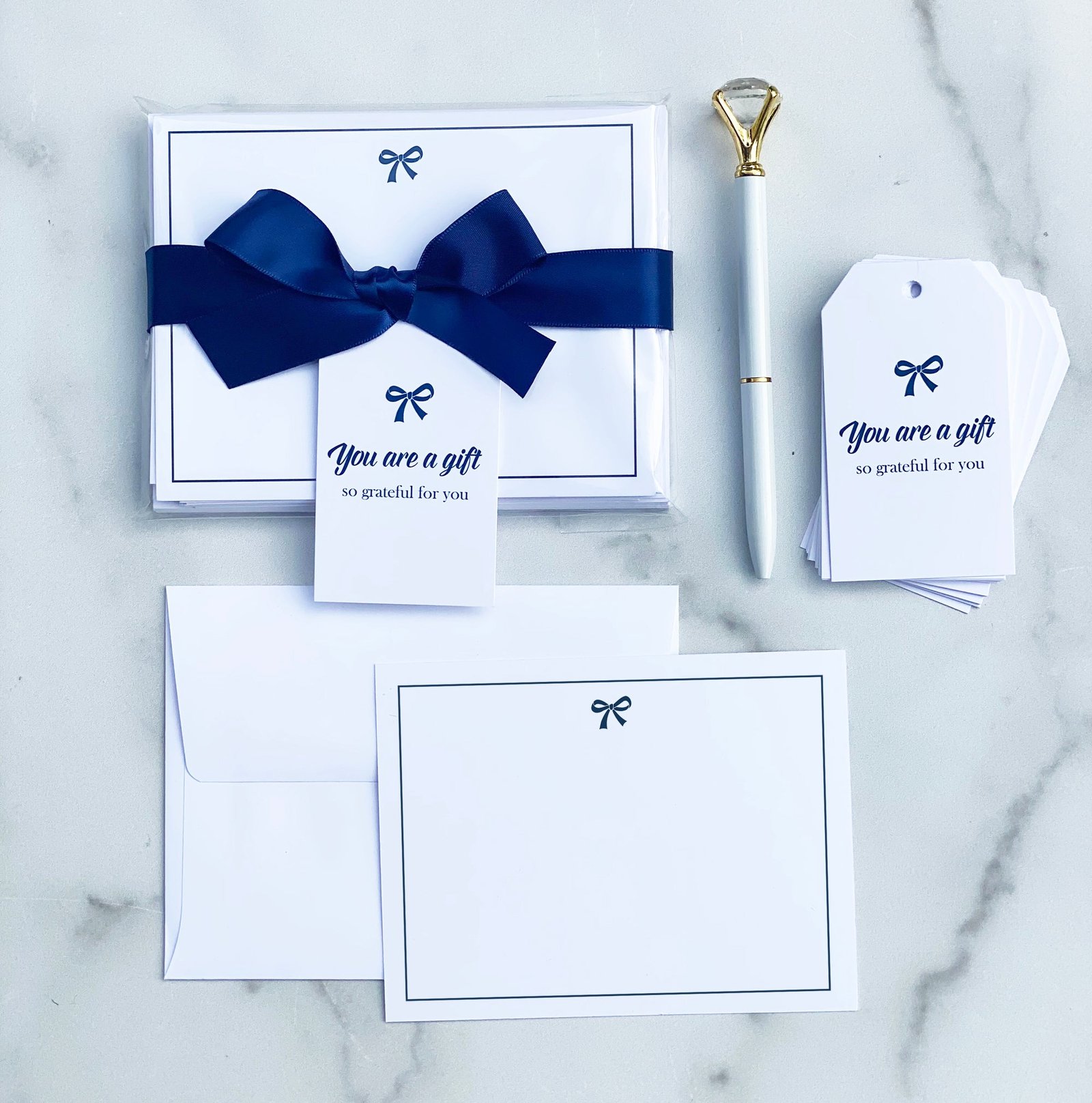 You Are A Gift Notecards with Decorative Pen