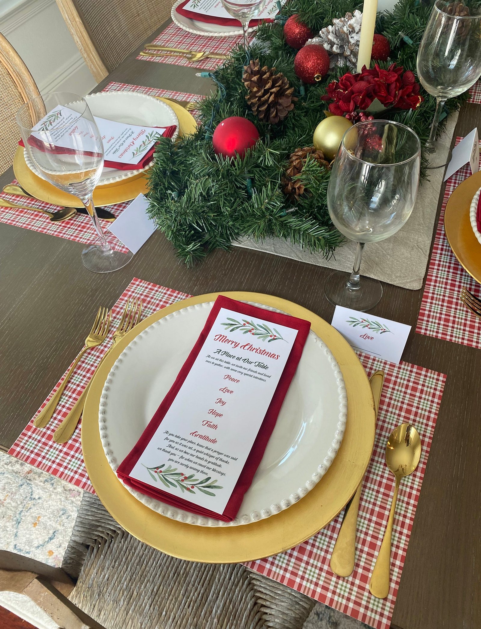 A Place At Our Table Cards - Christmas - Set of 12 Cards